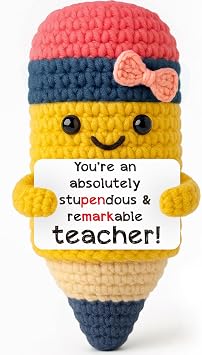 Teacher Appreciation Gifts for Women Back to School Gifts Crochet Pencil