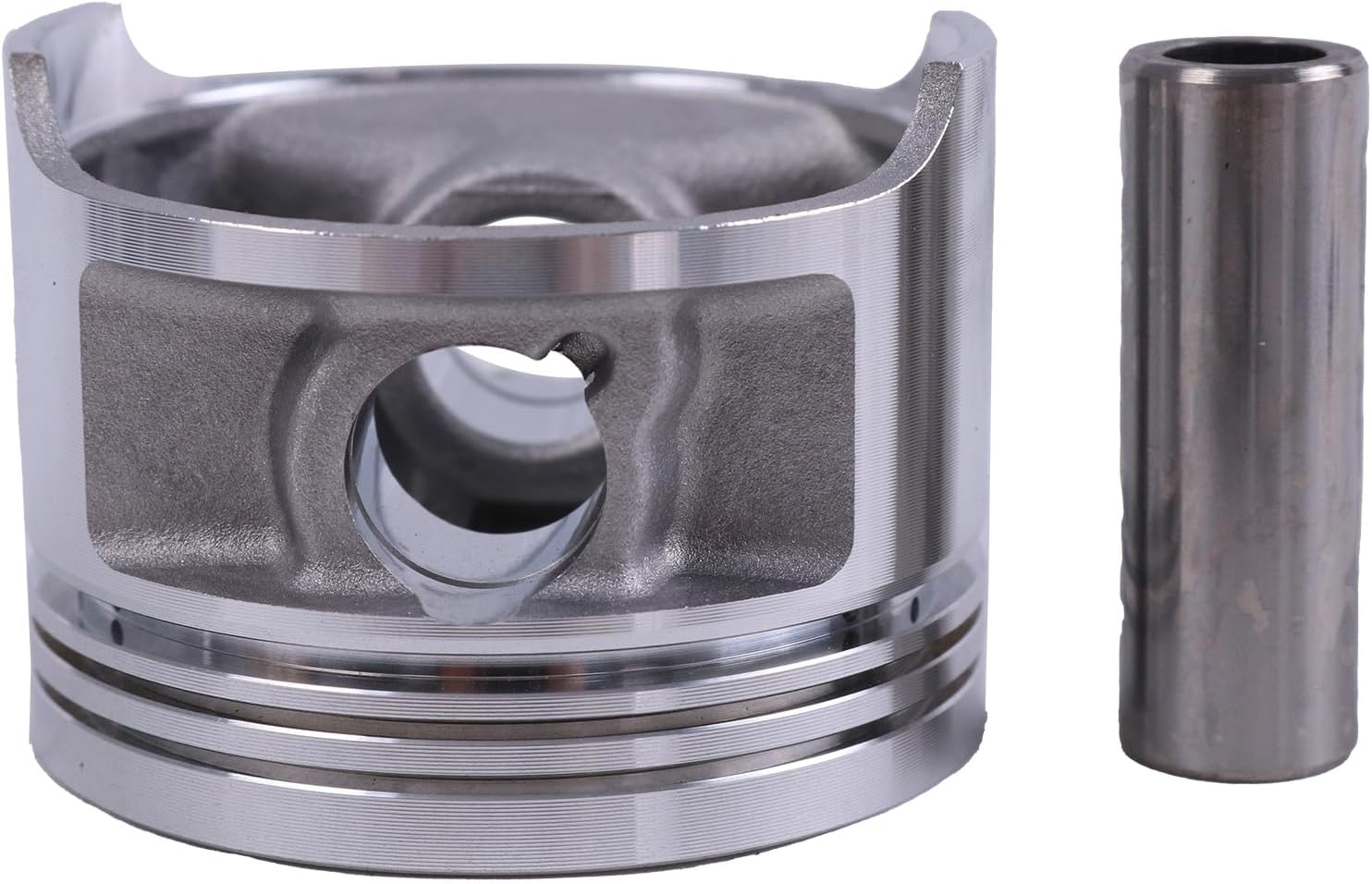 57mm Bore Cylinder Barrel Jug Flat Piston Gasket Kit Compatible with Suzuki GN125 GS125 GZ125 TU125 EN125HU VanVan RV125 DR125 Marauder GN 125 125cc