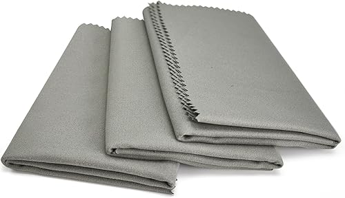 PINGMIC Paño de limpieza de microgamuza de 12 x 12 pulgadas, limpieza sin pelusa, profesional, pulido, suministros de limpieza reutilizables,