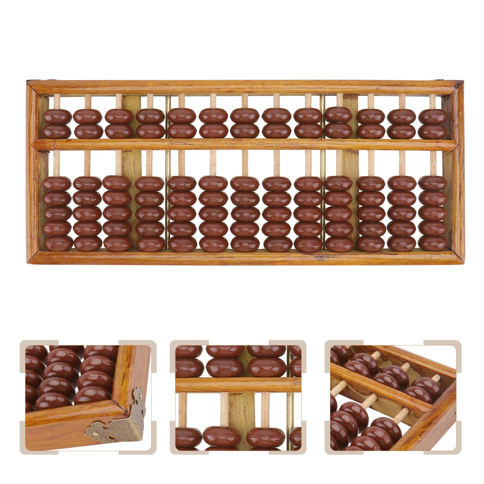 TOYANDONA 1stk Abakus Chinesische Vintage Abacus Student Abacus Rekenrek Abacus Holzrechenbrett Soroban Professionelle Abacus Chinesischer Soroban Perlen Arithmetik Kind Hölzern Zähler
