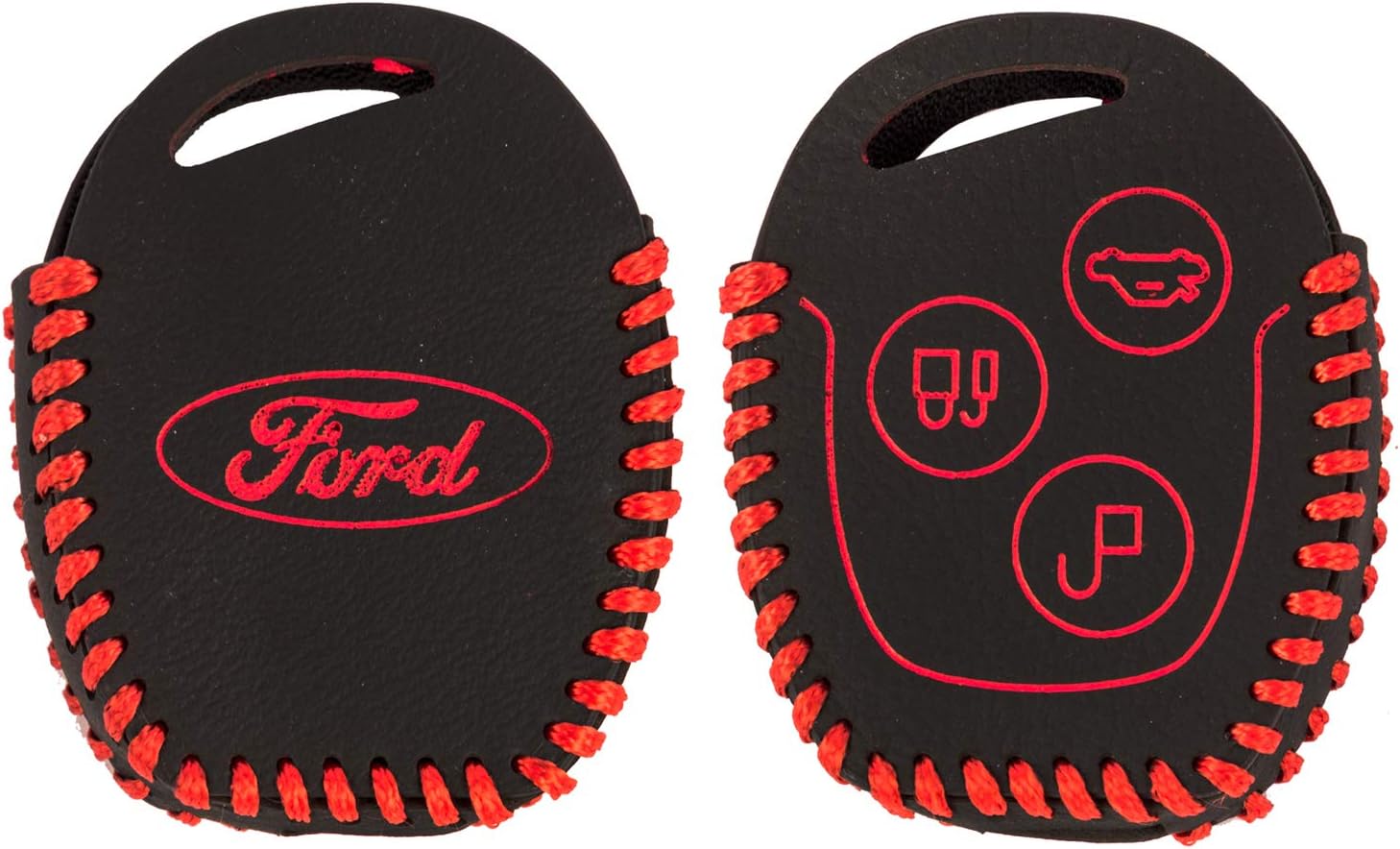 ACTO Car Leather Remote Key Cover for Ford Figo Fusion Fiesta