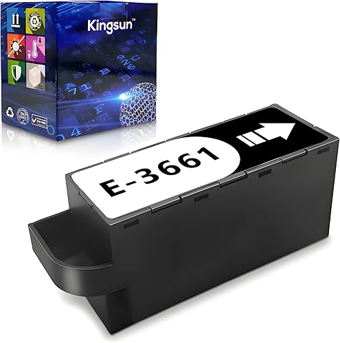 Caja de mantenimiento T3661 T366 T366100 compatible con impresoras Expression Premium XP-6000 XP-6100, Expression Photo XP-970 XP-15000 XP-8500