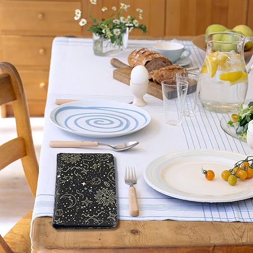 Miniatura 3 de Libro de servidor, Libro de mesera, lindos libros de servidor para meseramozo con bolsillo con cremallera, lindo organizador de libros de mesera,