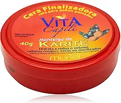 Cera Finalizadora Capilar Manteiga de Karité 40G, Muriel, Muriel