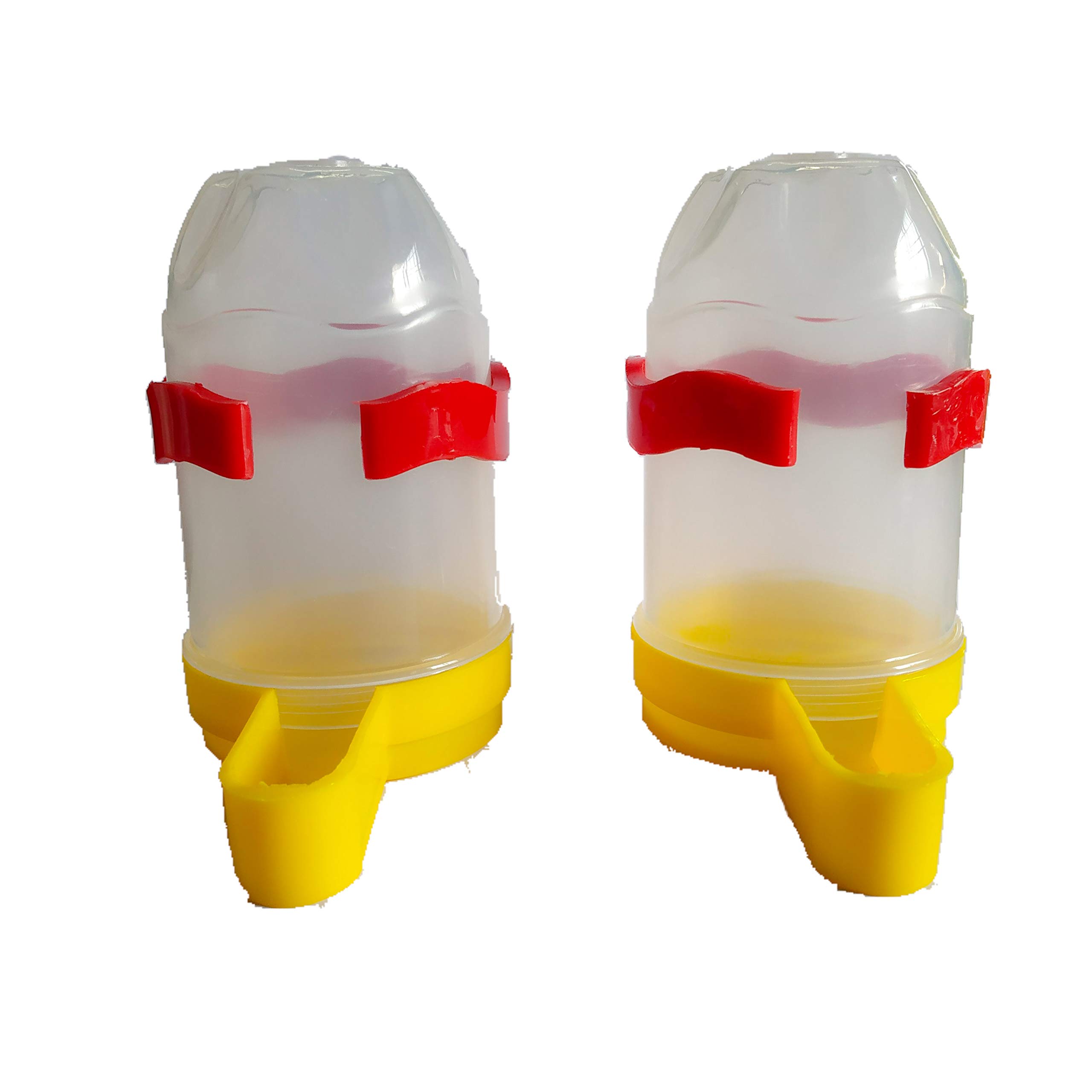 Pets Wizard - Cage Combo Thread Type Lock Birds Water and Food Feeder - Yellow Colour (300 ML, Pack of 2 Pcs) (B09M49KK2F) Amazon Price History, Amazon Price Tracker