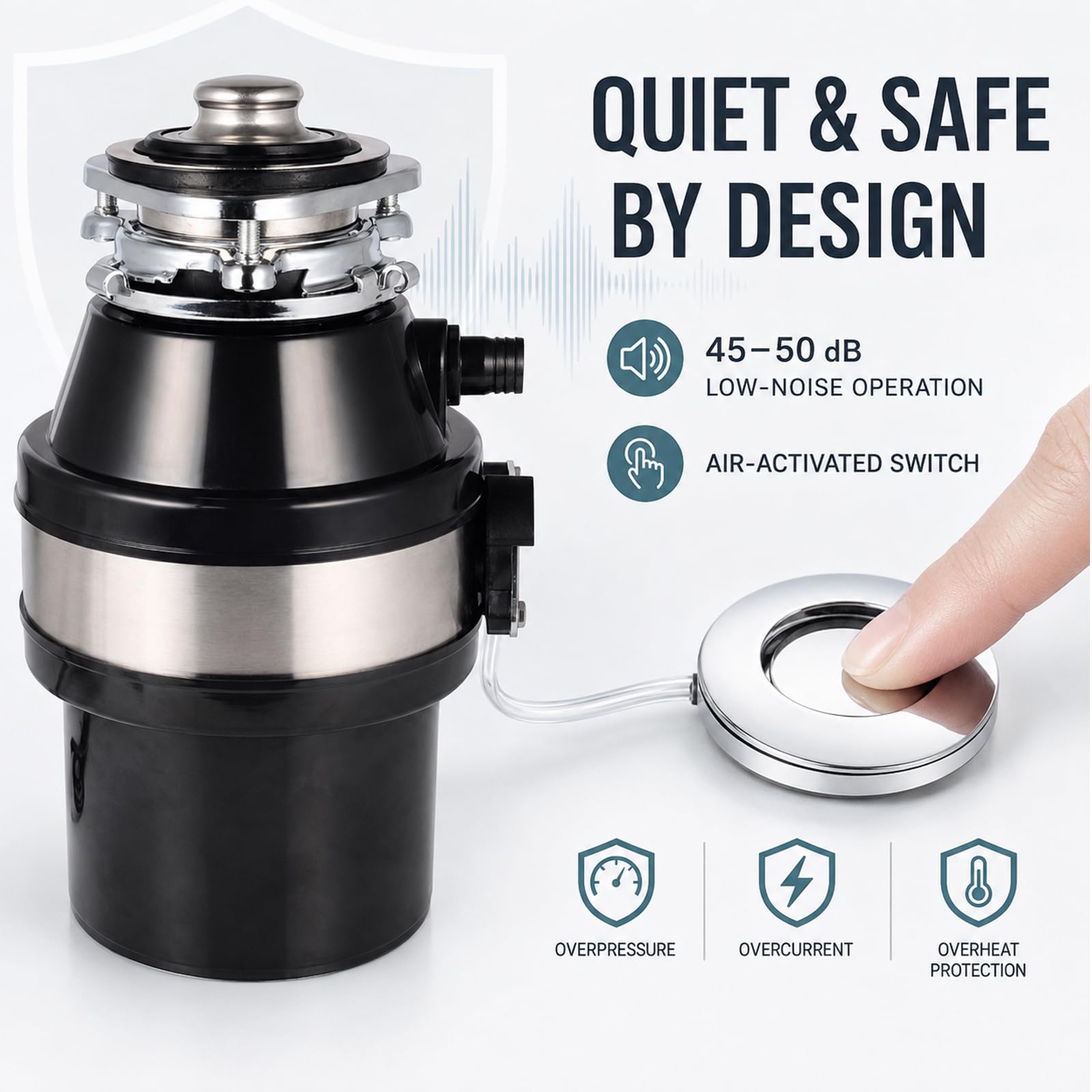 Tritarifiuti in Acciaio Inox – Lavello Red