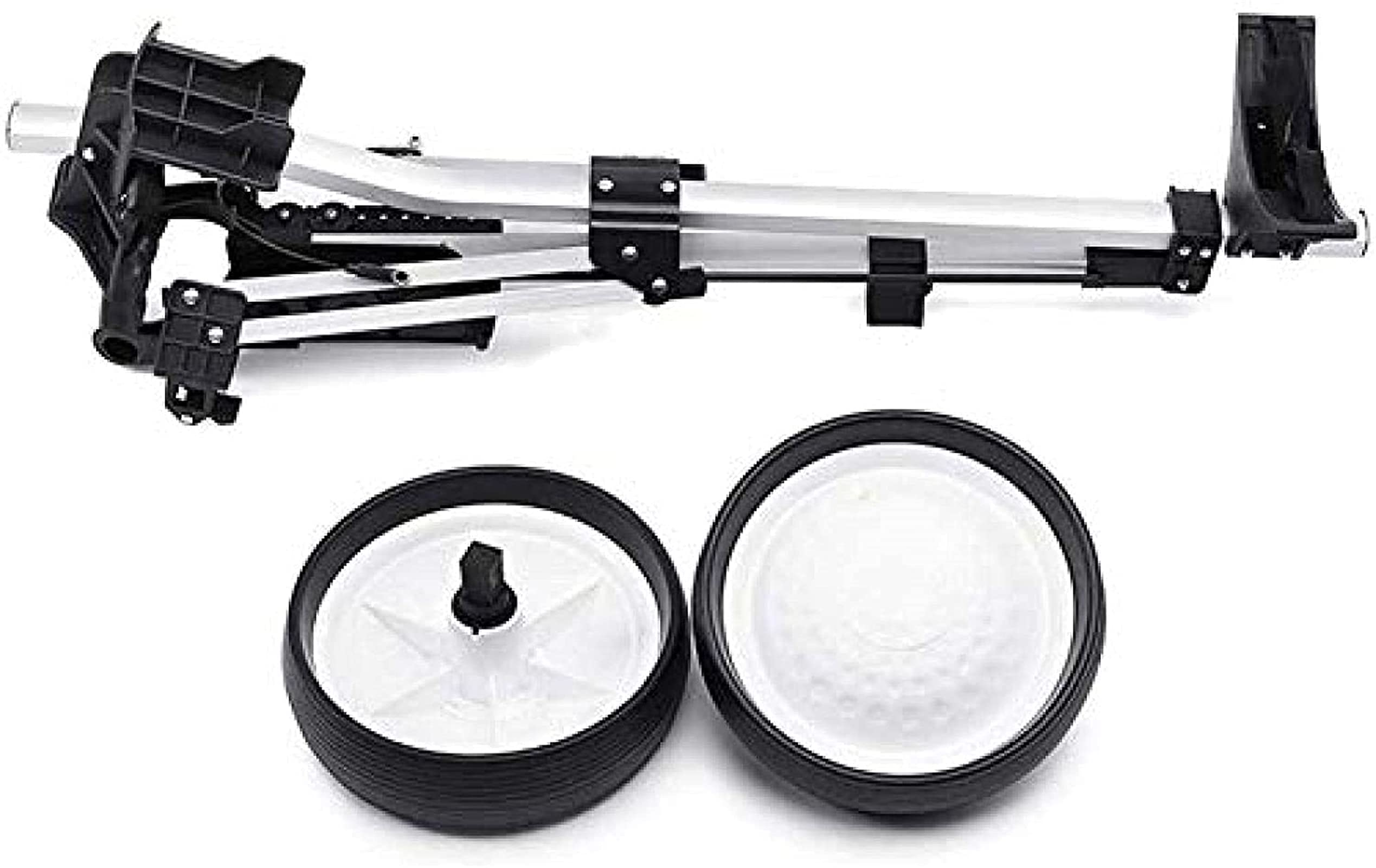 Golf Push Cart Carrelli da Golf Carrello da Golf Push Pull a 2 Ruote| Golf Pieghevole per Mazze da Golf e Golf Cart per Sport all'Aria Aperta