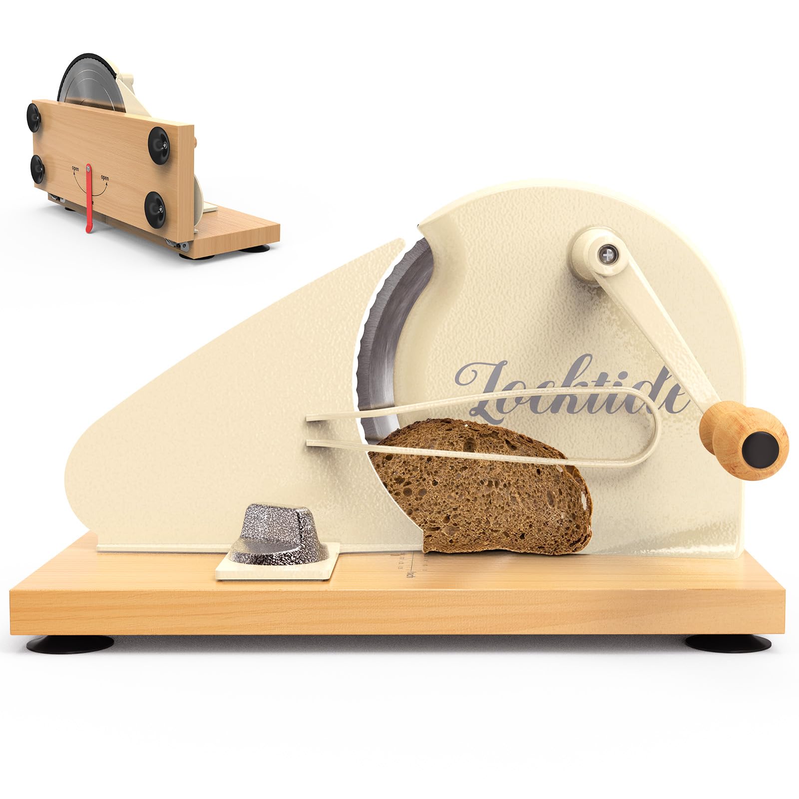 Large Bread Slicer - Adjustable & Foldable -15 Large Bread Slicer - Adjustable & Foldable -15