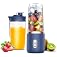 HOMEBASIC Portable Blender 400ml, USB-C Rechargeable Smoothie Juicer with 6 Stainless Steel Blades, 22000RPM Mini Mixer for S