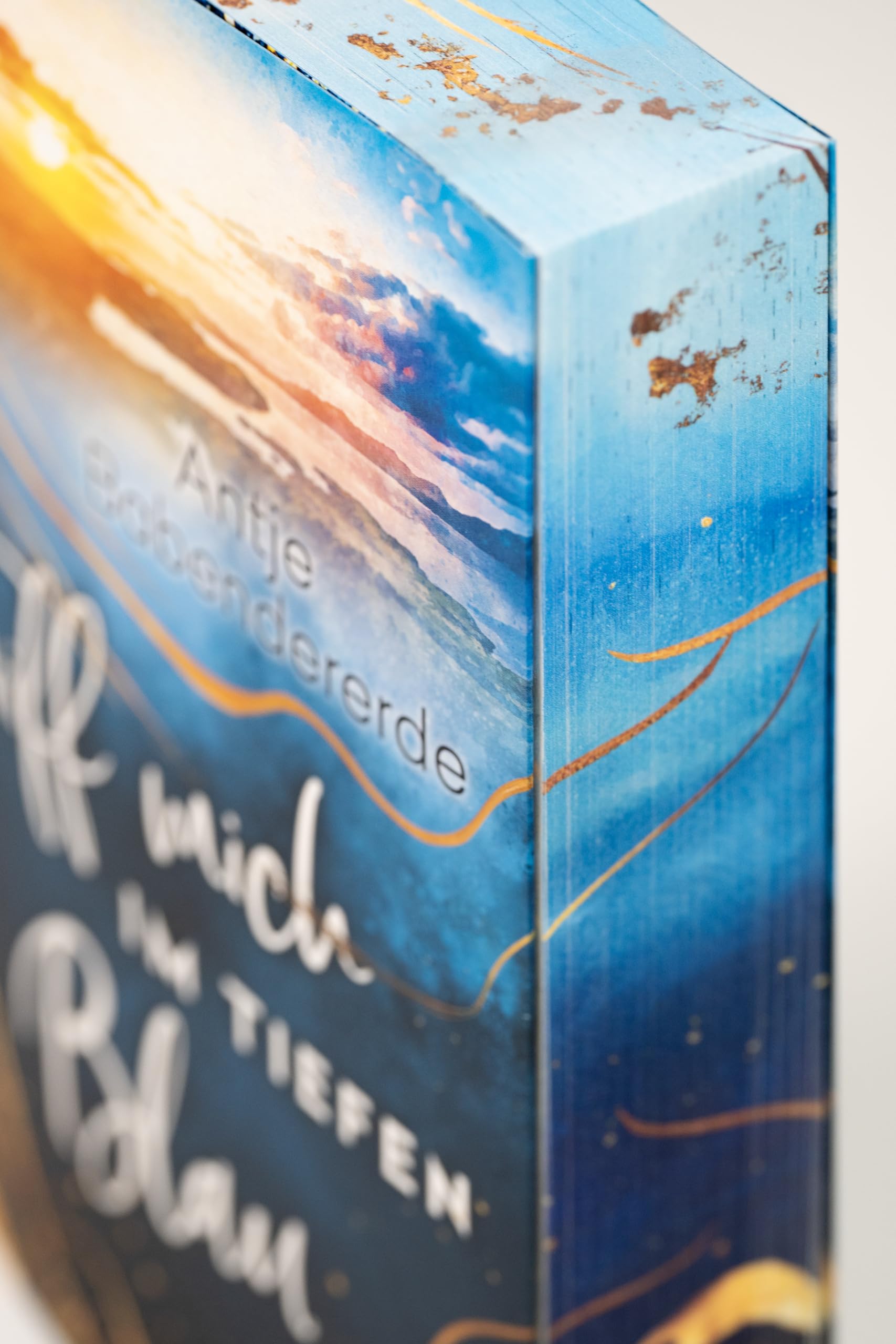 Triff mich im tiefen Blau: Gefühlvoller Liebesroman auf einer rau-romantischen Hebriden-Insel am Rande Schottlands (Mit Farbschnitt in 1. Auflage)