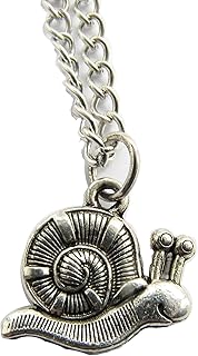 Snail Necklace, Small Snail Jewelry,Snail Charm,Cute Jewelry, Snail Pendant, Cute Necklace, Insect Jewelry