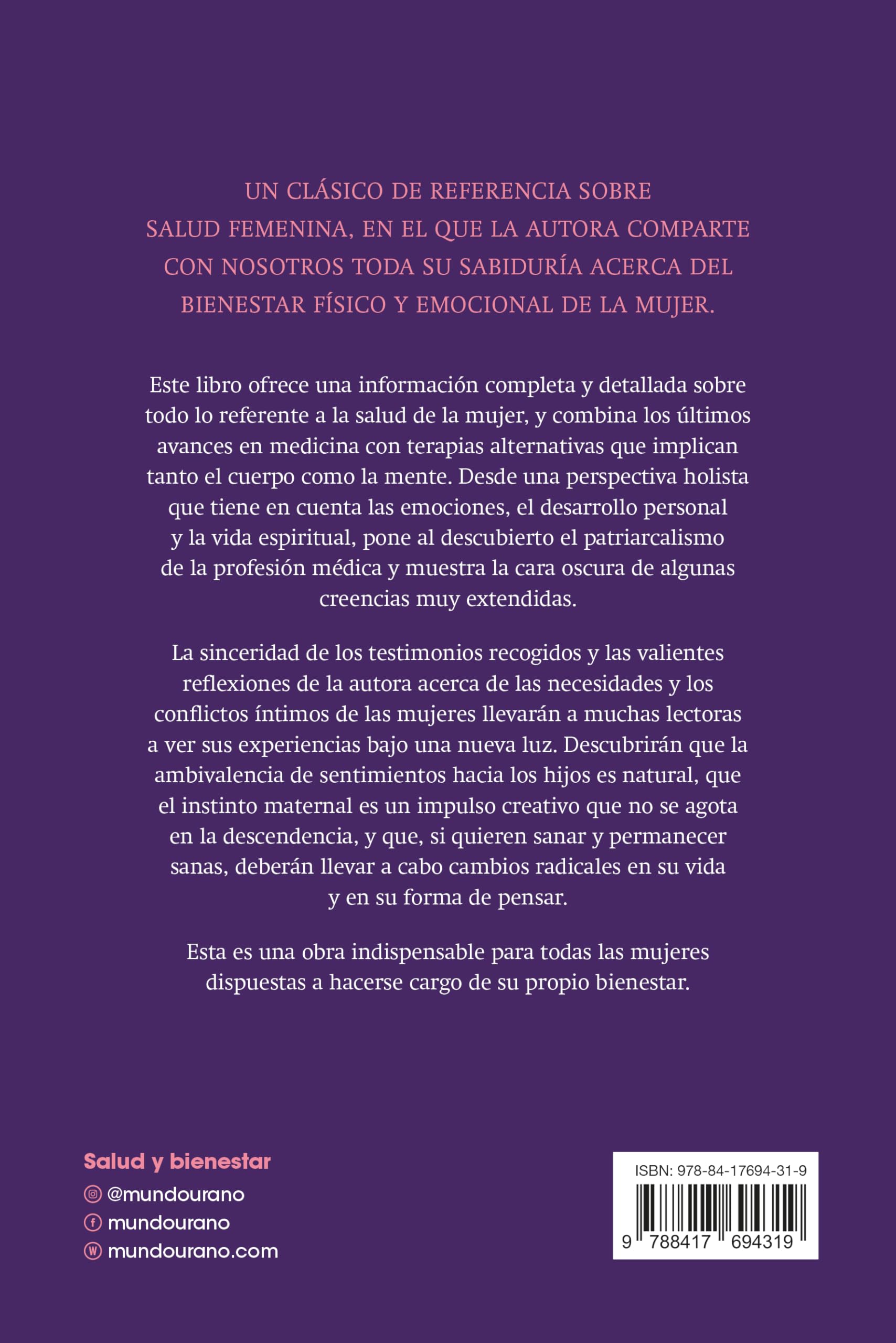 Cuerpo de mujer, sabiduría de mujer / Women's Bodies, Women's Wisdom: Una Guia Para La Salud Fiscia Y Emocional