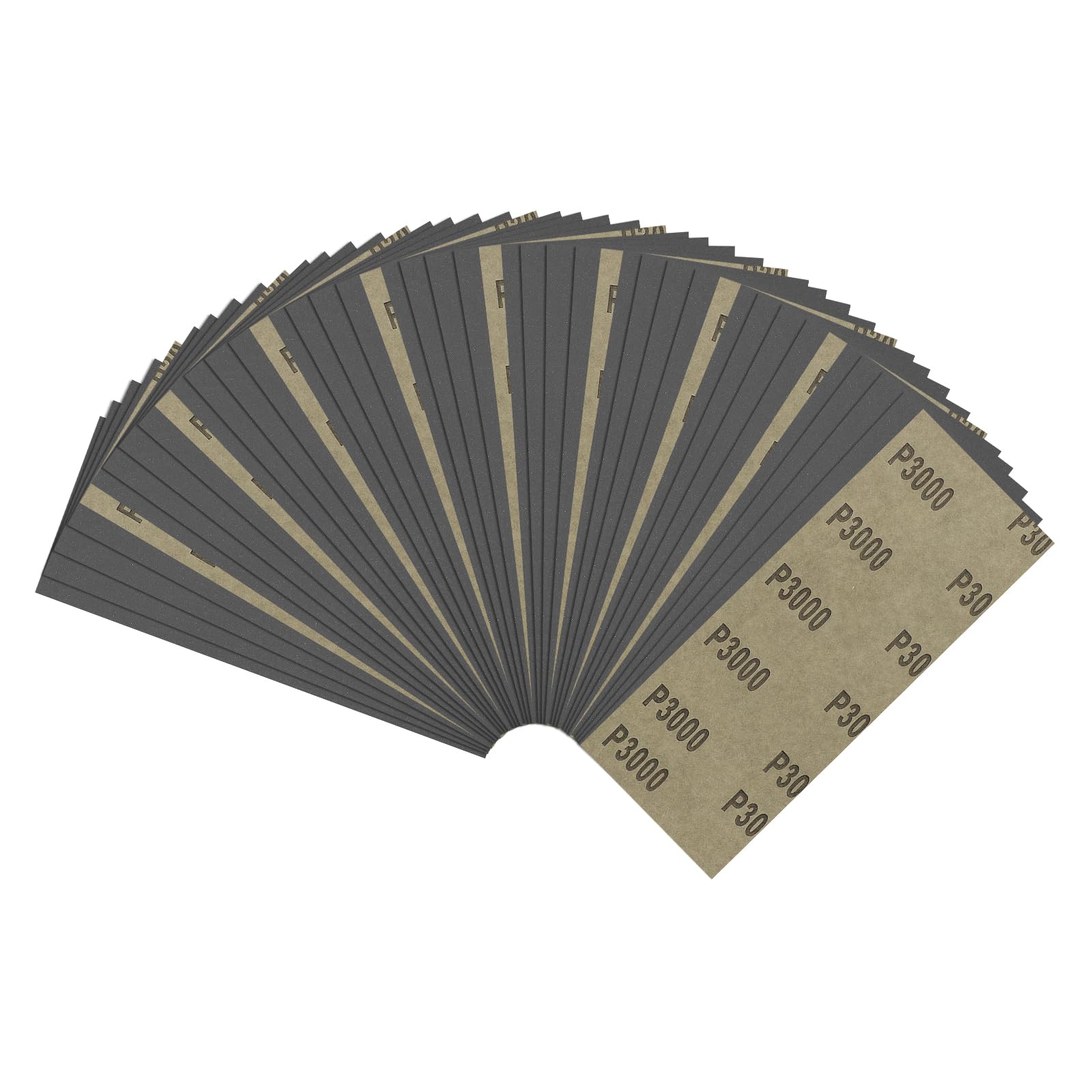Kozelo 45Pcs Sand Paper 3.6x9Inch 3000Grit Silicon Carbide Sandpaper Sheets