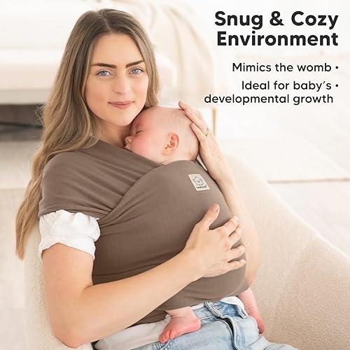 Miniatura 124 de KeaBabies Portabebés - Portabebés todo en 1 original para recién nacidos a niños pequeños, fácil de llevar, pegado manos libres, ligero, Laberinto