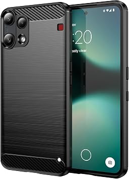 For Nothing Phone 3a Lite Case Silicone Shock Absorption Anti-Fingerprint Cover Black