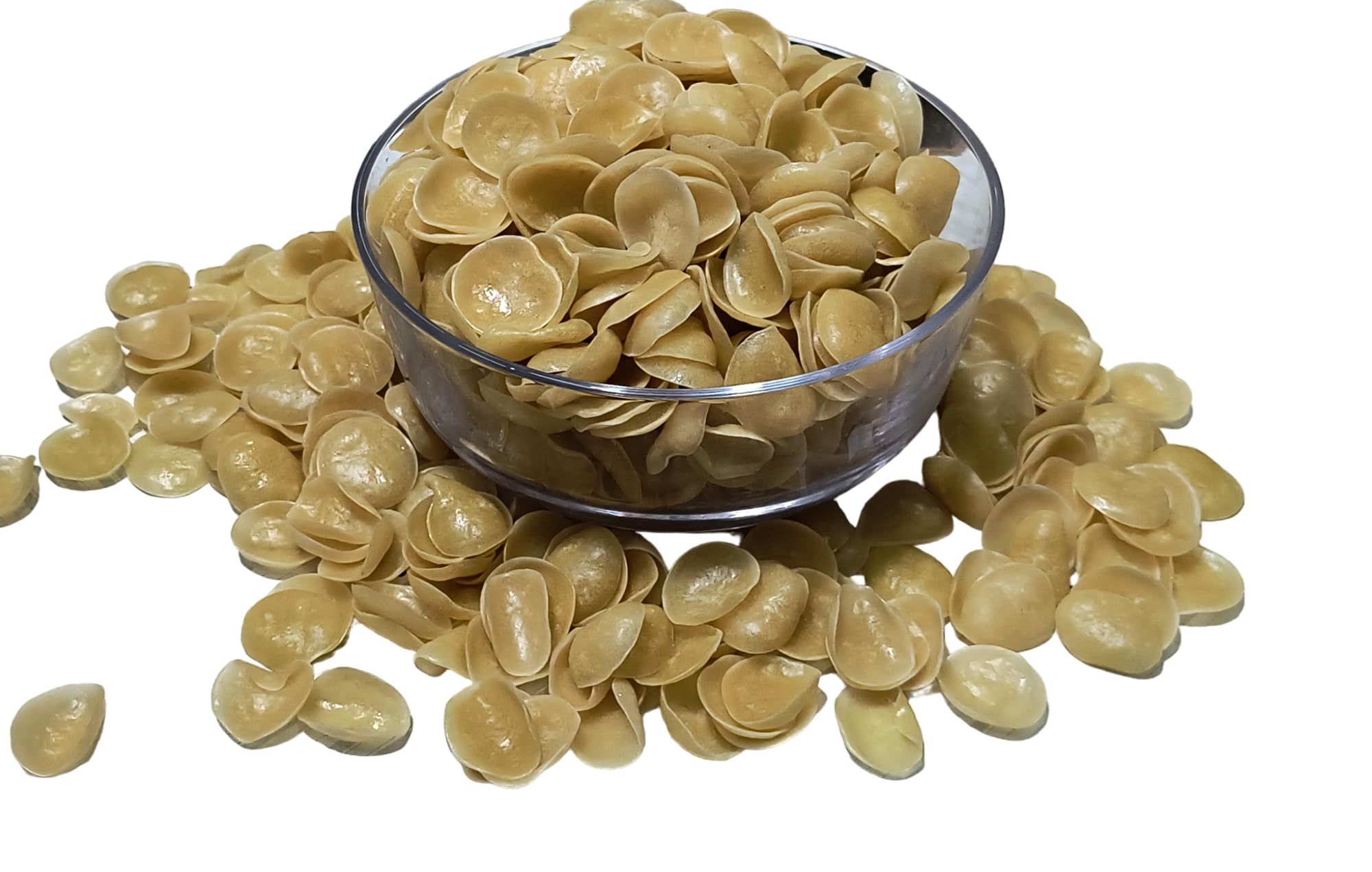 MM&SONS Snacks White Katori Papad Fryums With Masala | Ready-to-Fry Indian Snack Crunchy Papad | (200gm) - Image 2 thumbnail
