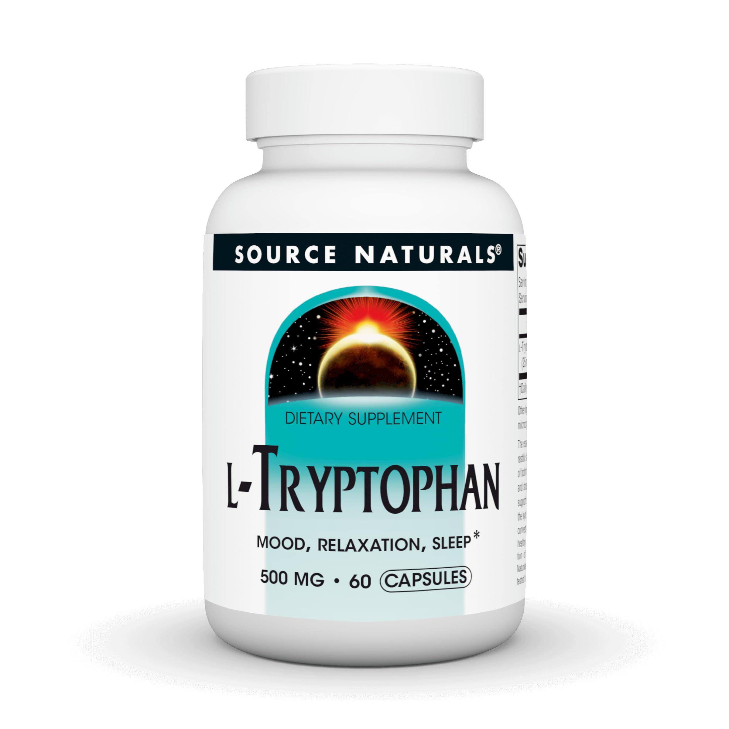 Source Naturals, L-Tryptophan 500mg - 120 Capsules — Amazon image 8