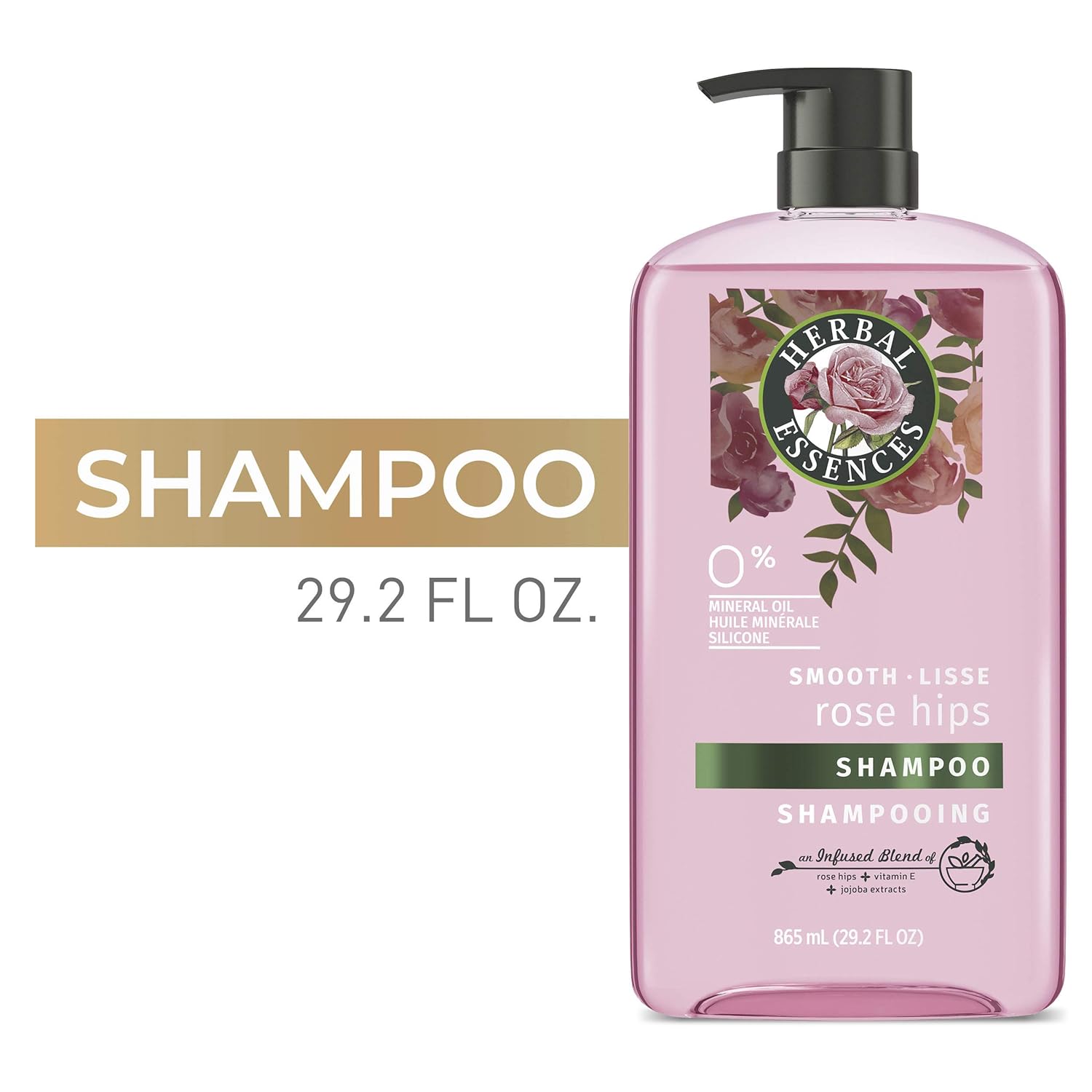Herbal Essences Rose hips smooth shampoo, 29.2 fl oz, 29.2 Fl Oz : Beauty & Personal Care