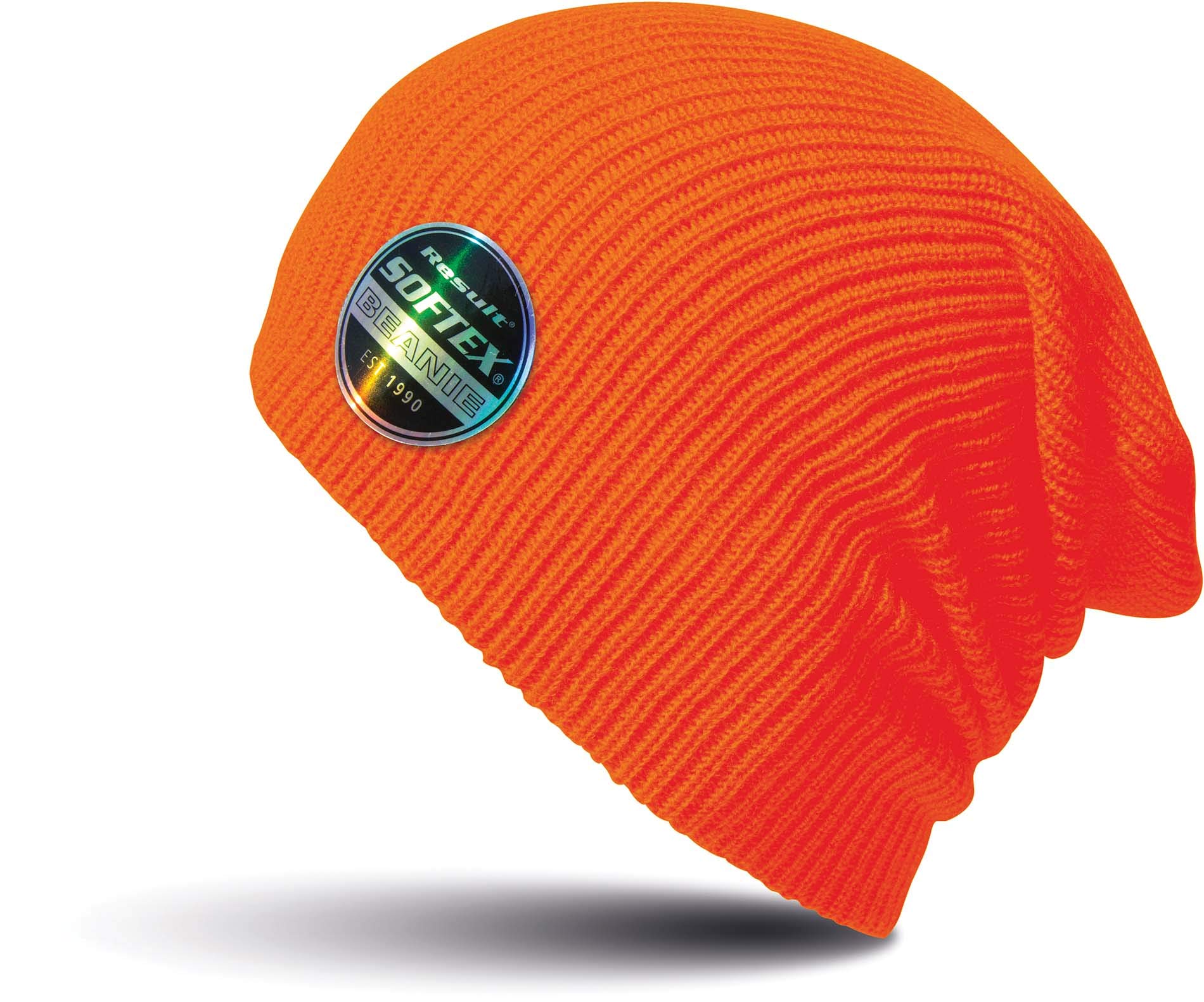 Result Winter Essentials Core Softex Beanie Hat (One Size) (Flo Orange)