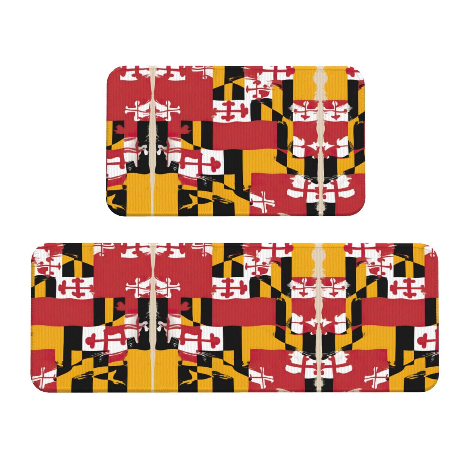 Tapis de cuisine anti glisse Maryland lot de 2 pour éviter les chutes au sol