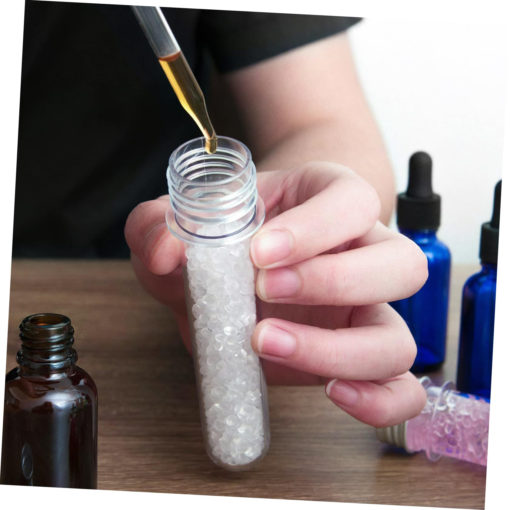 Perline Eva Non Profumate Bianche 1kg per Deodorante Auto Fai da Te Materiale per Rinfrescante Ambiente e Riempimento Bottiglie