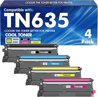TN635 TN-635 TN 635 Toner Cartridge Set for Brother TN635XL MFC-L8930CDW