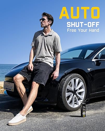 Miniatura 5 de Fanttik X8 APEX EV Inflador de neumáticos Bomba de aire portátil, inflado 2 veces más rápido, compresor de aire inalámbrico de 150 PSI con batería