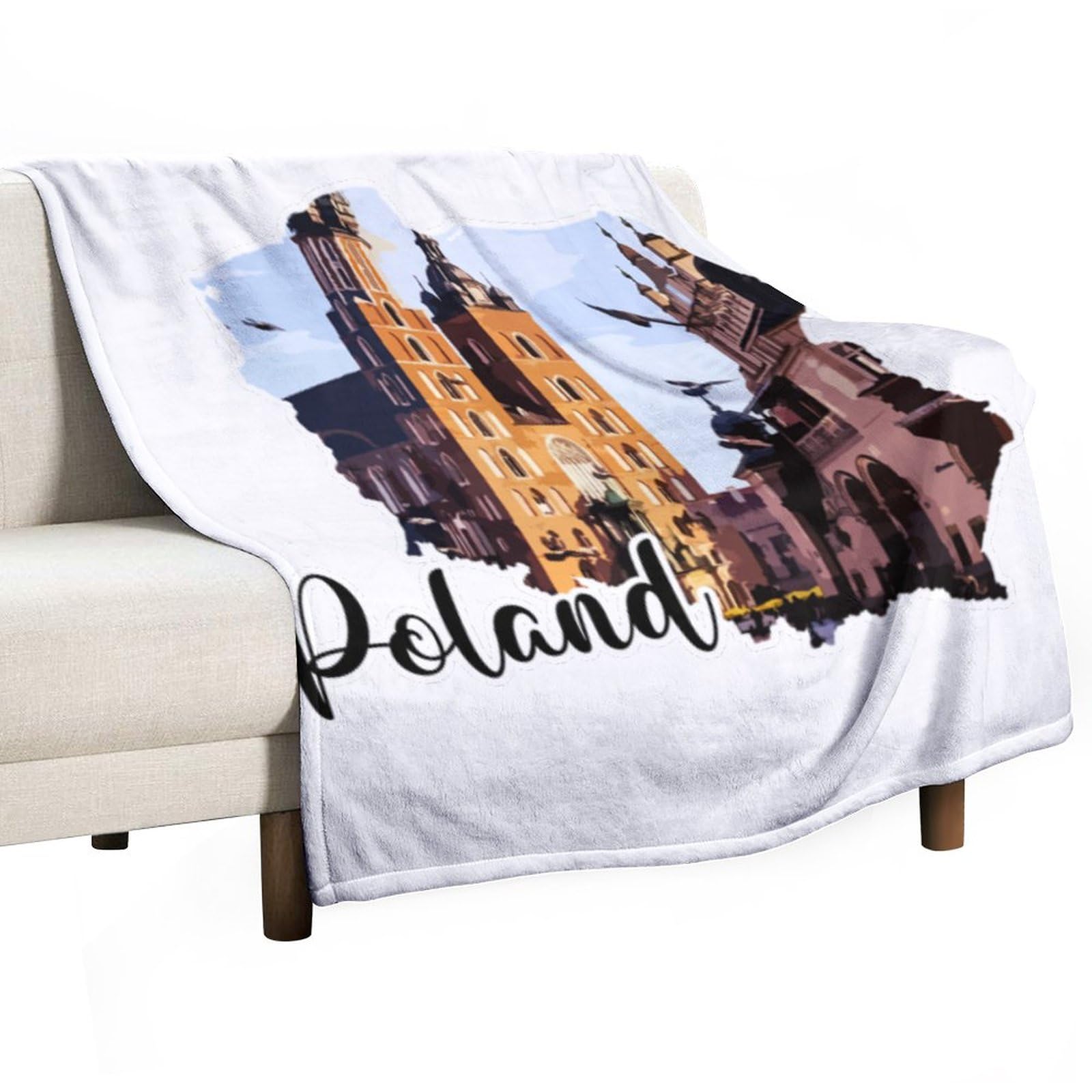 Couverture polaire confortable plaid lit enfant et adulte 127x152