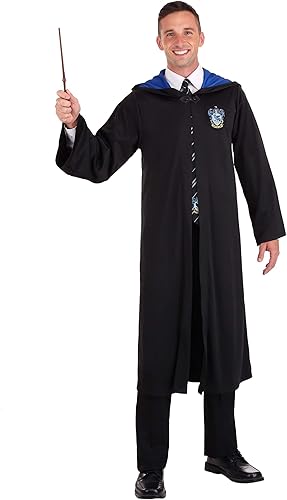 Harry Potter Ravenclaw - Bata para adultos, disfraz oficial de Wizarding World Hogwarts Ravenclaw, uniforme para cosplay