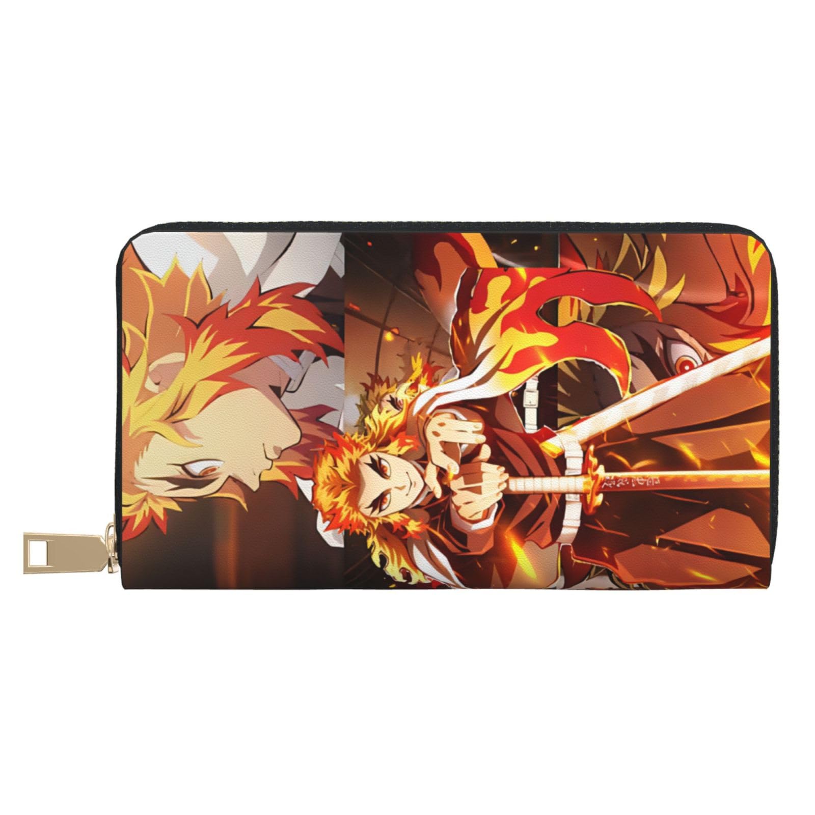 Amazon.co.jp: 財布 鬼滅の刃 煉獄杏寿郎 無限列車 長財布 レザー なが  