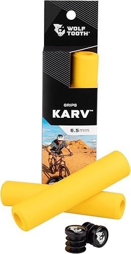 Miniatura 5 de Wolf Tooth Silicone Mountain Bike Grips Karv