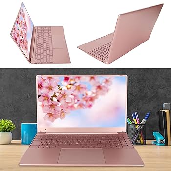 ノートパソコン 15.6インチ　16GB/512GB ピンク Amazon.com: 15.6 Inch Laptop - Display Quad Core CPU