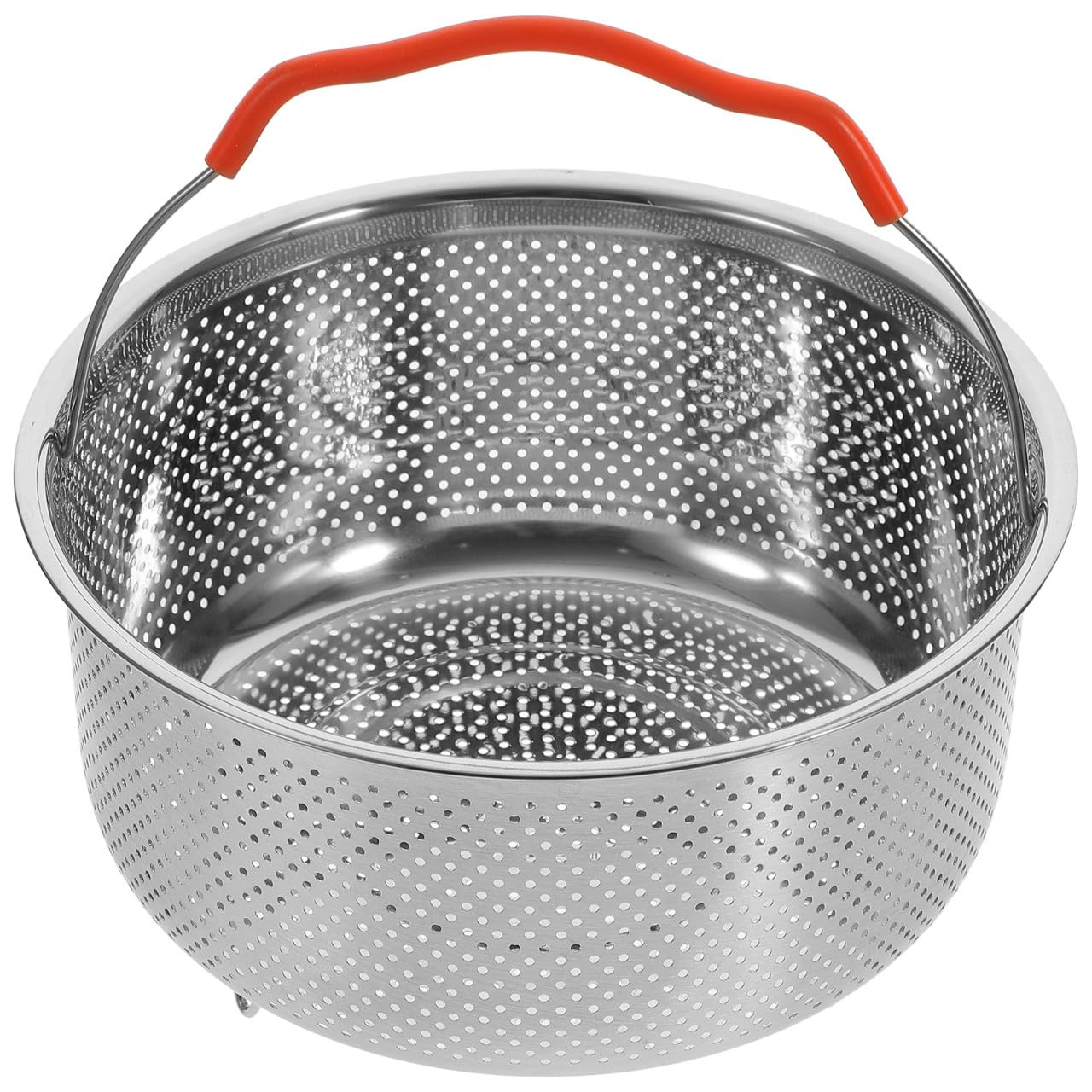 Cesta para vapor de acero inoxidable ideal para calentar pasta y sopa en olla