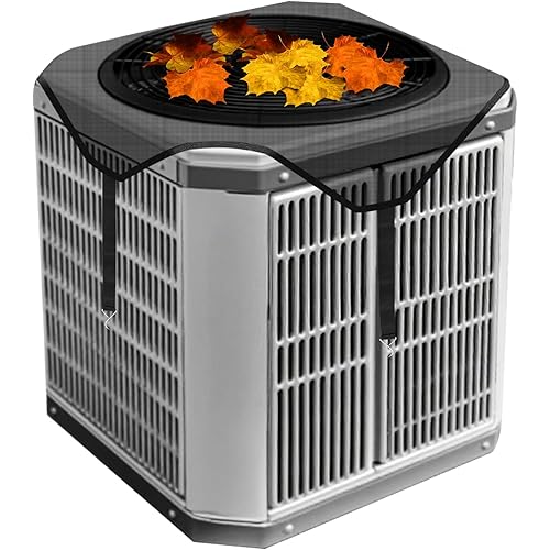 Central Air Conditioner Covers for Outside Units 32'' x 32'', AC Mesh Covers for Outside Unit, AC Unit Cover Outdoor Air Conditioner Condenser Hvac Heat Pump Cover Breathable Top Universal Defender