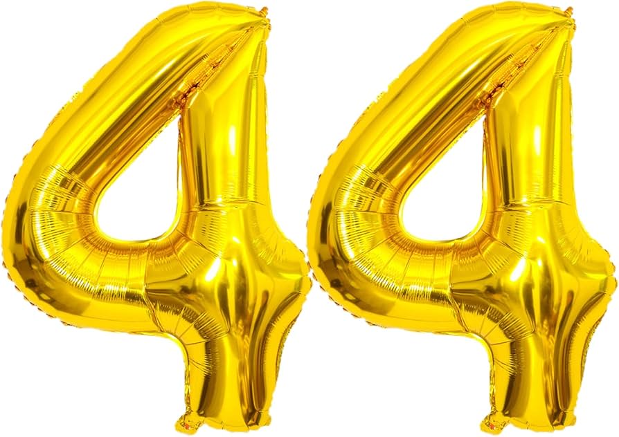 Amazon | XLOOD 数字44バルーン 32インチ デジタルバルーン