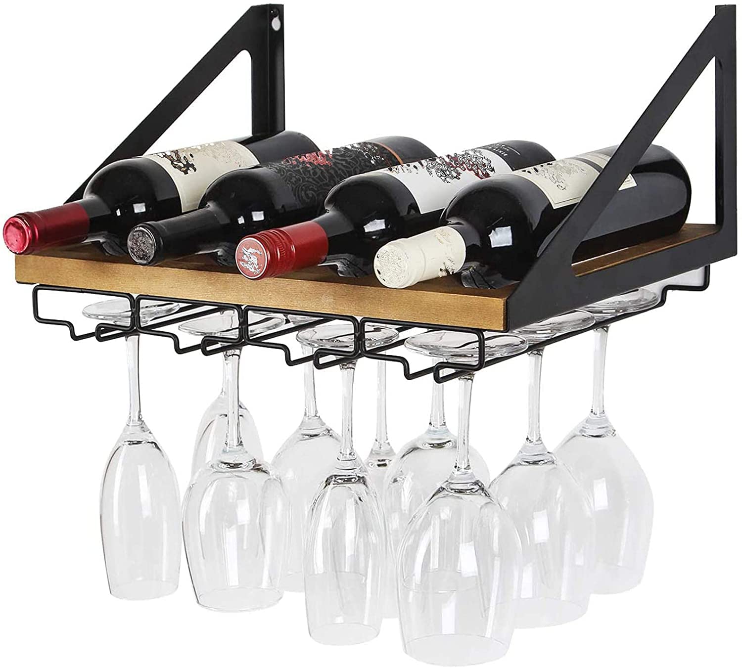 Porte-bouteilles et verres créatif pour sublimer la décoration de votre cuisine