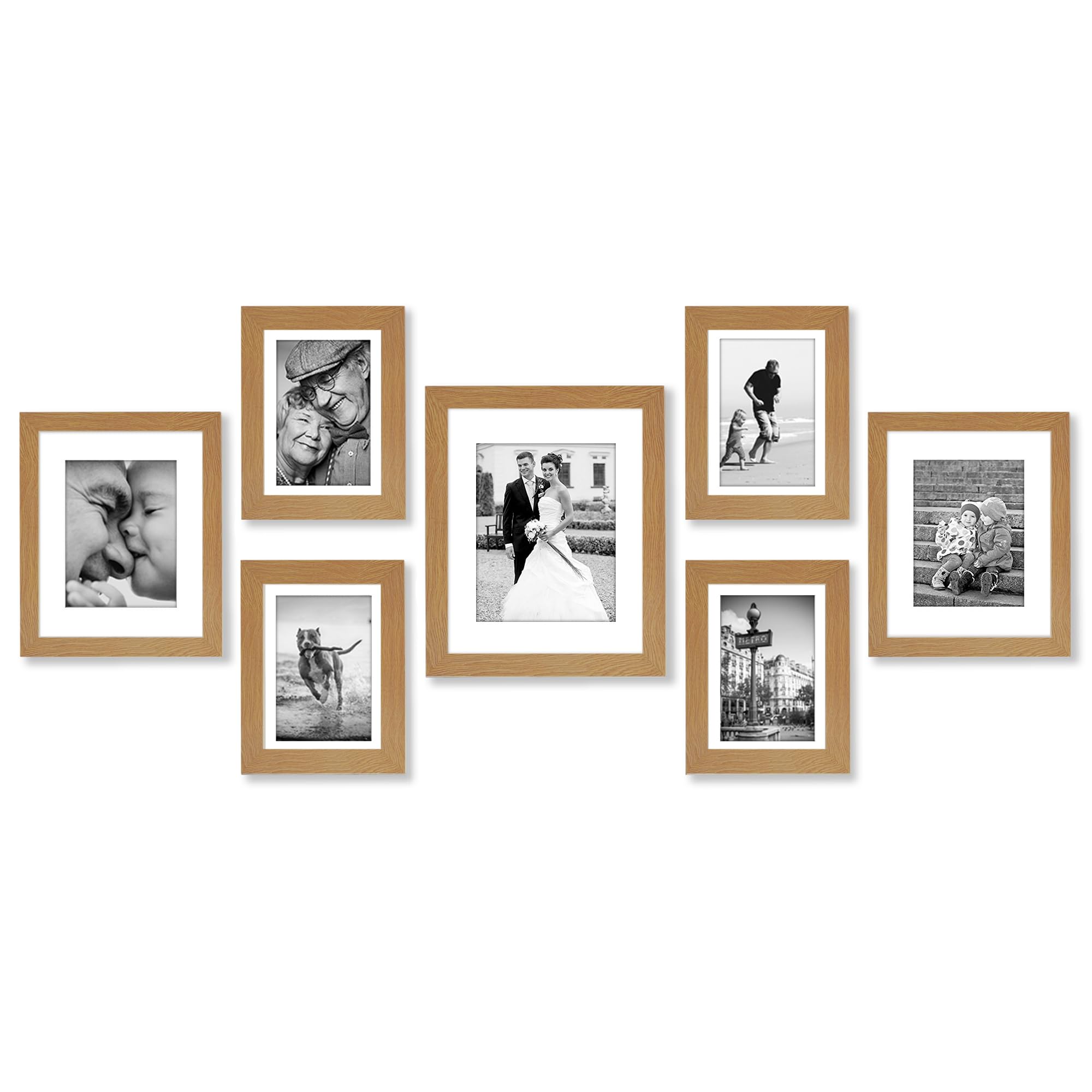 Americanflat 7-Piece Dark Oak