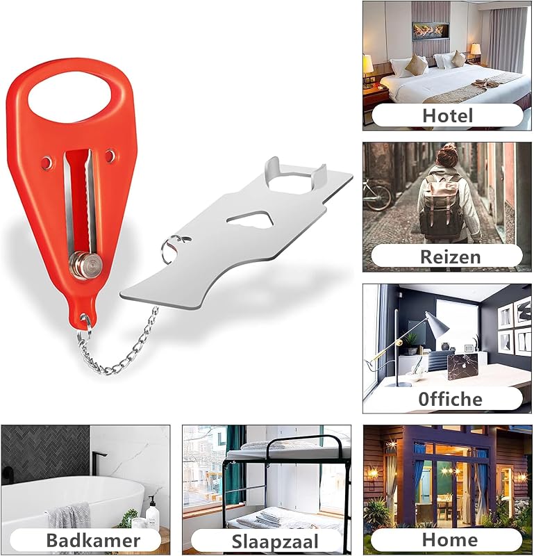 Norhogo Ajtólánc Biztonsági Zár Utazáshoz Otthonhoz Apartmanhoz Hotelhez