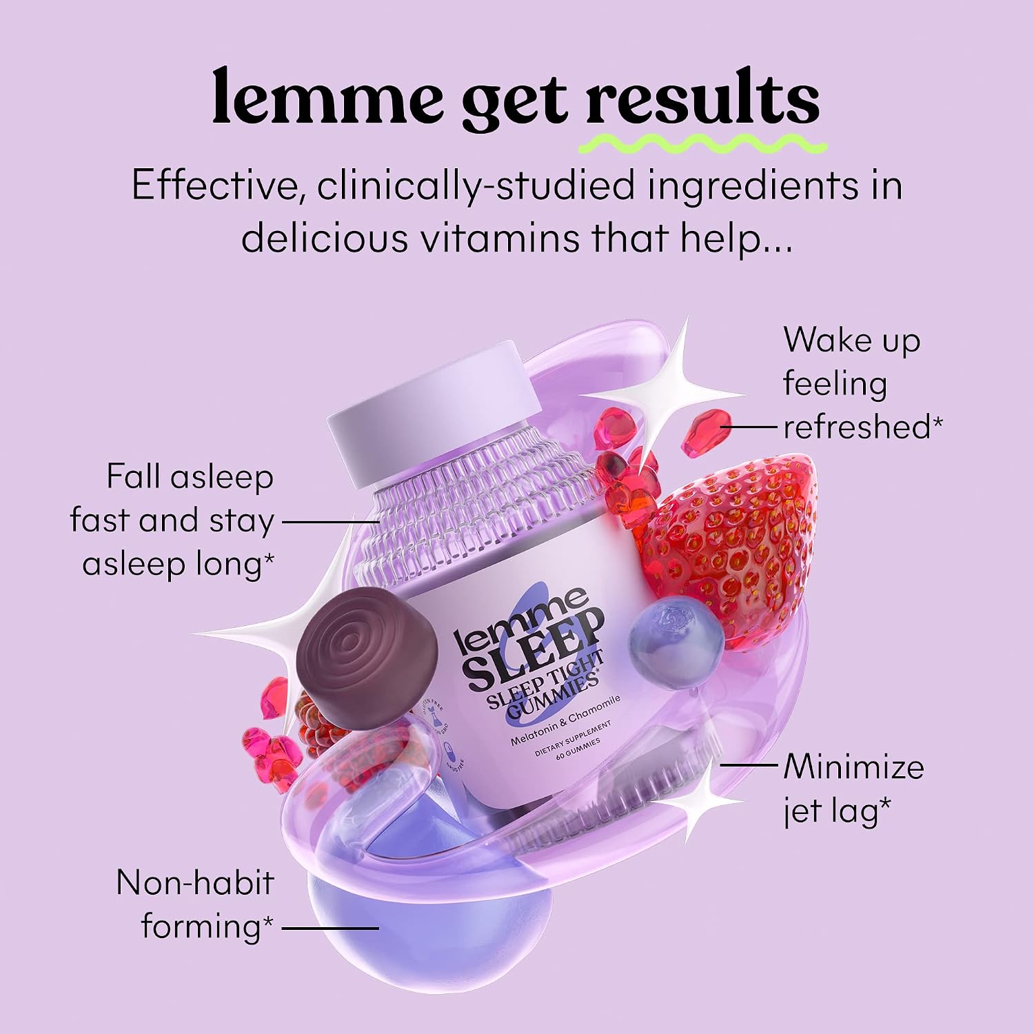 Lemme 24/7 Bundle (Gift Box) - Matcha, Chill and Sleep Gummies - B12, KSM-66 Ashwagandha, Melatonin & Magnesium to Support Energy, Stress Relief & Sleep - Vegan & Gluten Free (Variety Pack of 3)
