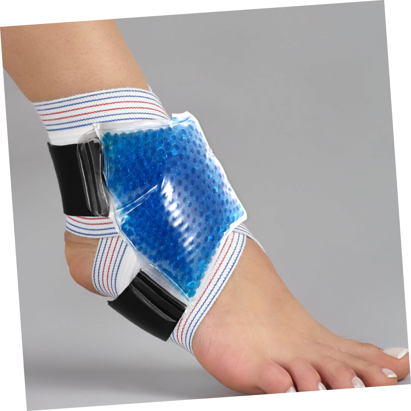 Healvian Borsa per Ghiaccio Piede e Caviglia in Pvc Gel Morbido Riutilizzabile per Terapia Caldo e Freddo, Allevia e Gonfiore, per Uso Domestico e Riabilitazione