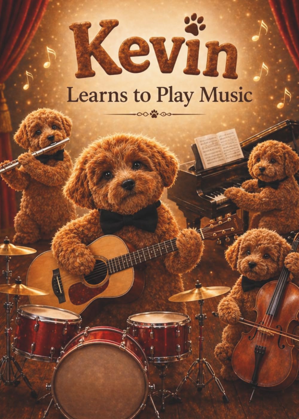 Kevin Learns to Play Music: A Fun Story About Trying New Instruments and Finding Joy in Music (Kevin's Big Adventures)