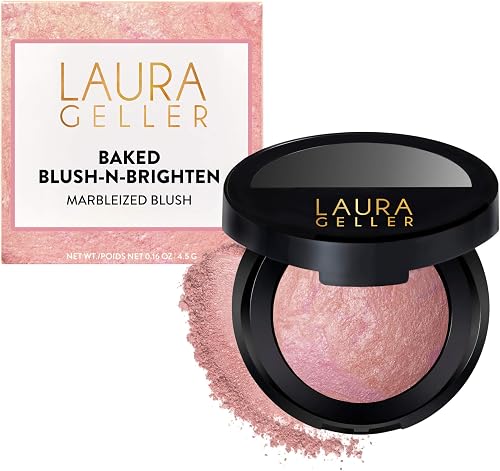 LAURA GELLER Baked Blush-n-Brighten Powder Blush, Buildable - Ethereal Rose