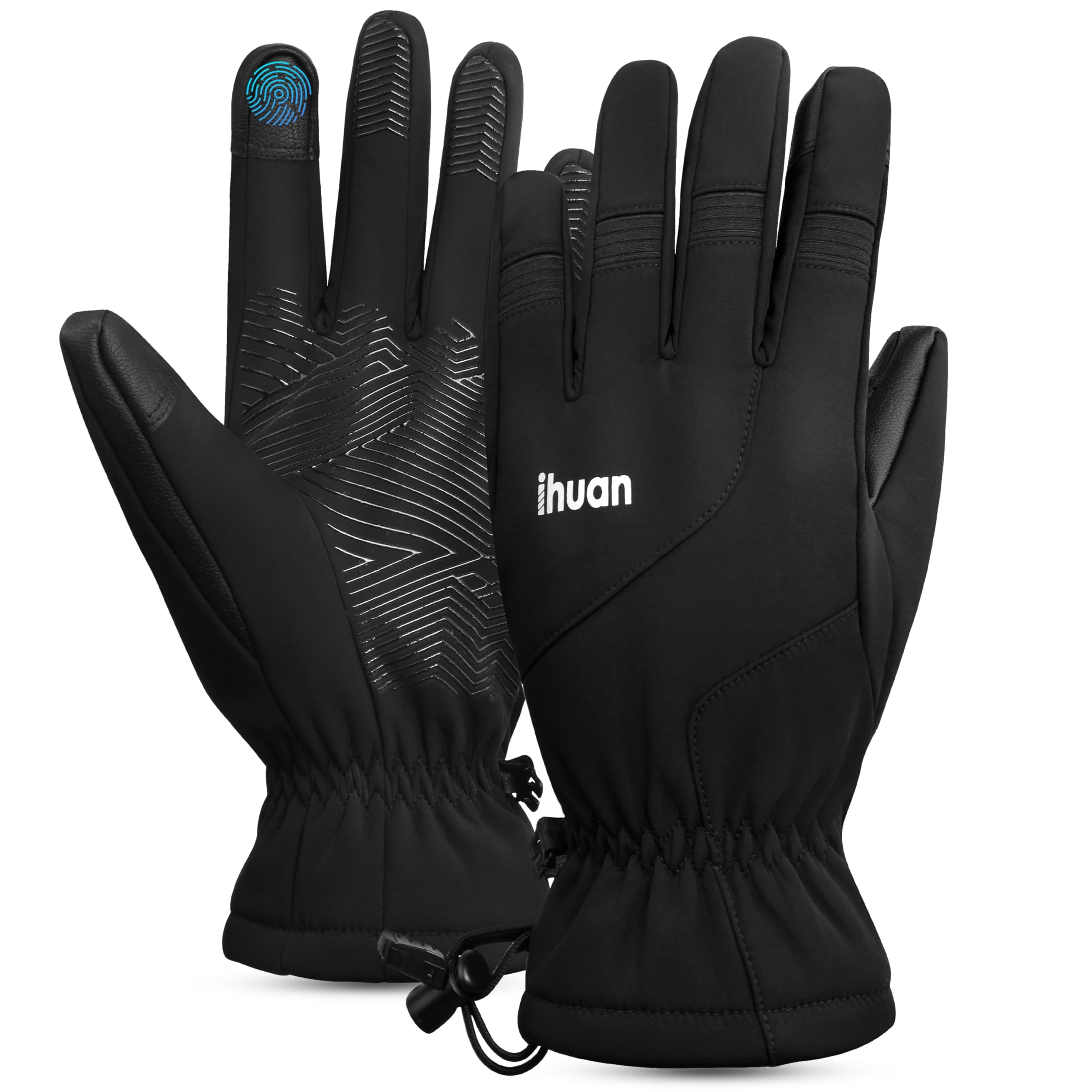 Ski Snow Winter Gloves Women Men Waterproof-Cold Weather Warm Thermal Touch Screen, Driving Hiking Motorcycle Cycling