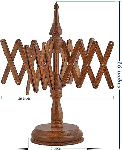 Miniatura 12 de Brainmart Winds - Bobinadora de bolas de hilo de madera y veloz de mesa, Winds de 8 a 12 onzas para manualidades de ganchillo y tejer, juego