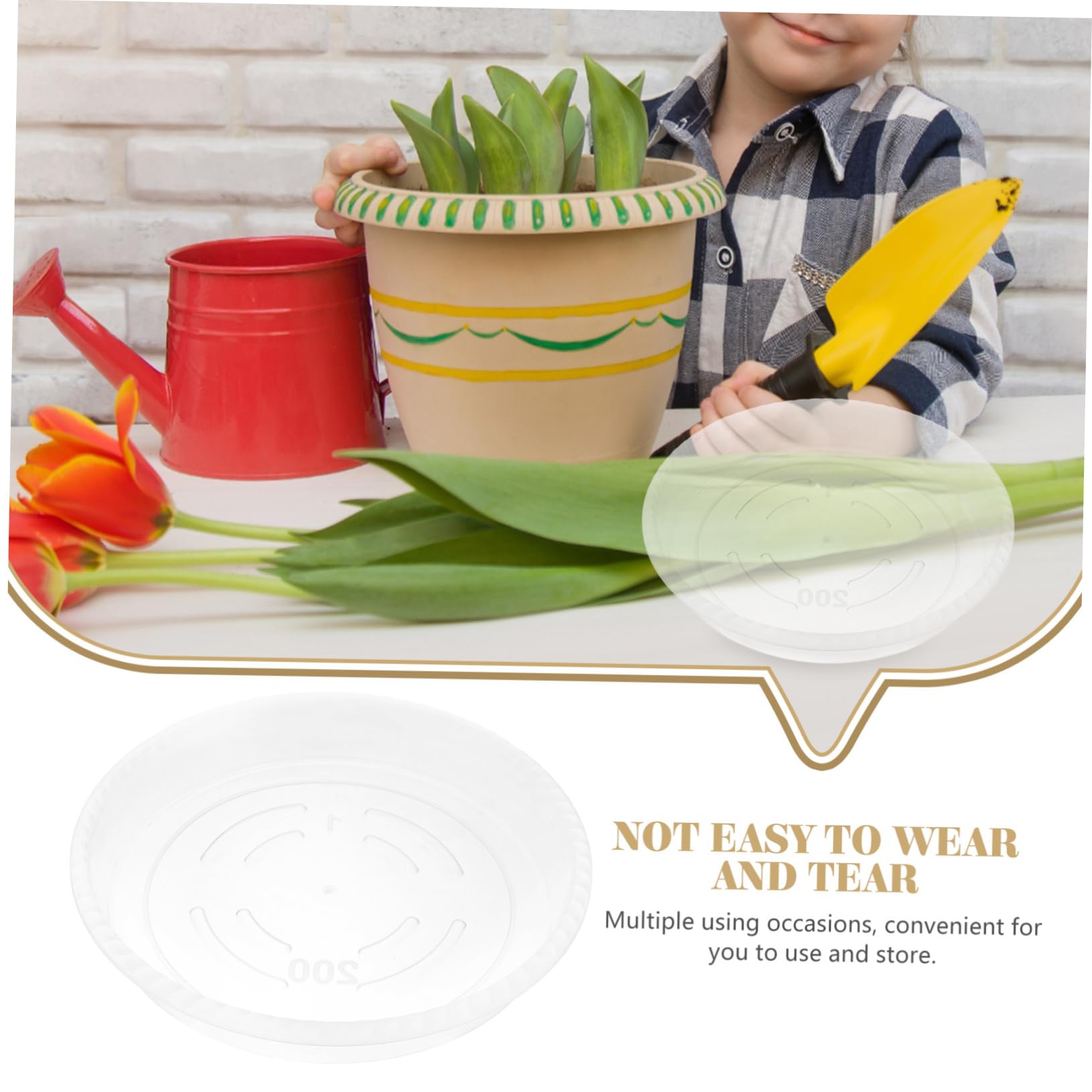 Happyyami 20stücke Pflanzenuntersetzer Wasserschale Für Pflanzen Blumentopfschalen Runder Pflanzenuntersetzer Tropfschale Für Blumentöpfe Pflanze
