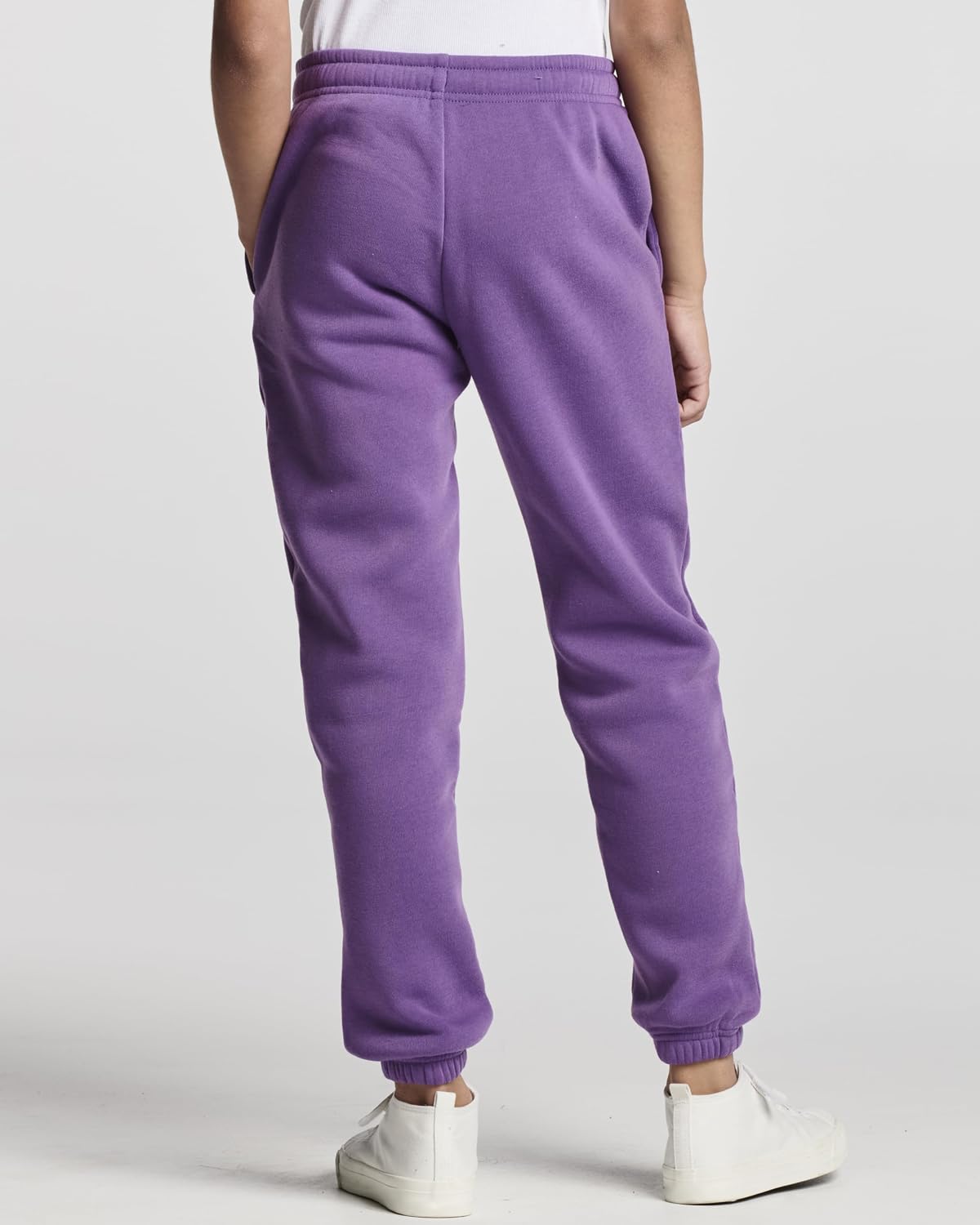 Real Essentials 3 Pack: Girls' Sweatpants - Active Fleece Jogger Pants (Size: 7-16)