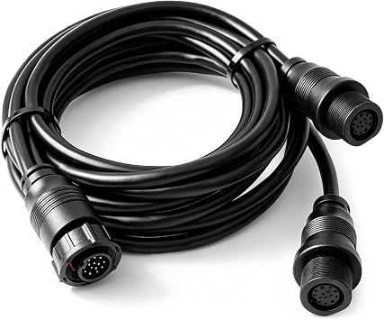 YUXIVCNE 720108-1 Transducer Adapter Cable Compatible with Humminbird MEGA 360 2D for MDI Transducers, 14-Pin Y-Cable M360 2DDI