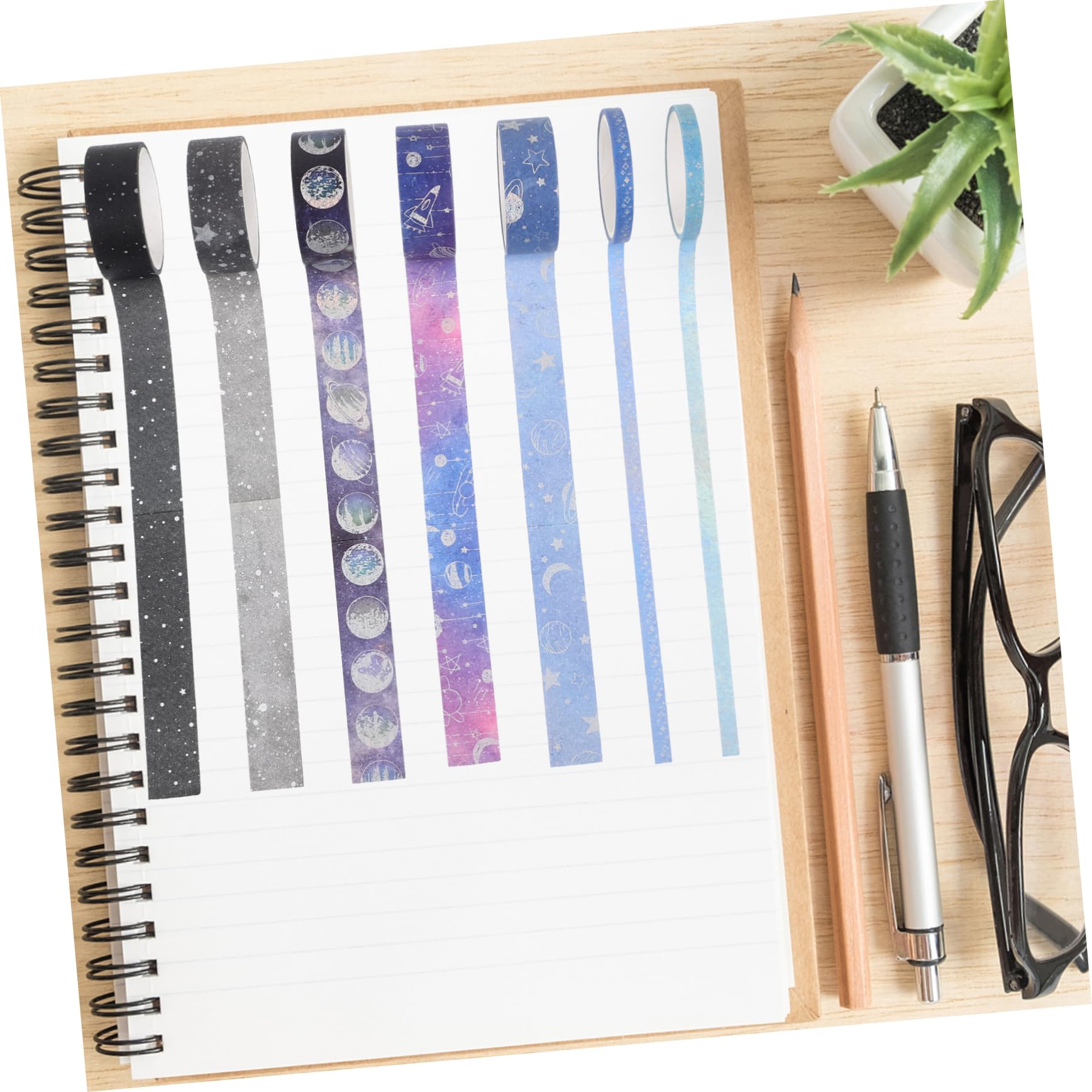 Housoutil 4 Sätze Washi Tape Glitzernde Dekoration Für Scrapbooking Bastelprojekte Geschenkverpackungen Und Diy Ideen Design 19 Rollen * 4