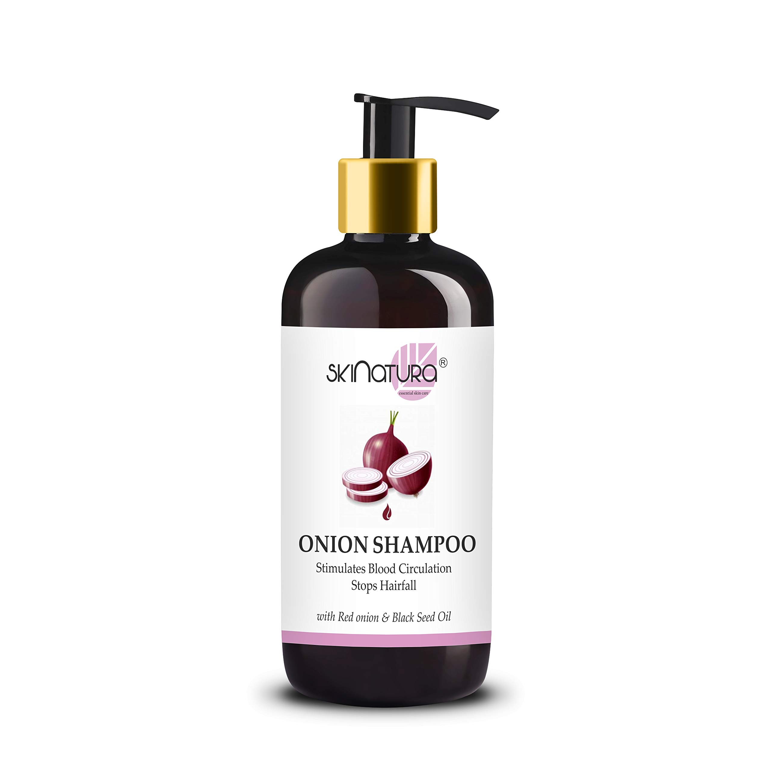 Skinatura Onion Shampoo [Stimulates Blood Circulation Stops Hair Fall] For Men & Women 300ml