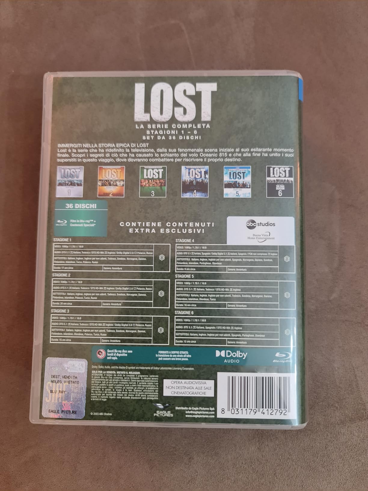 serie tv lost streaming ita